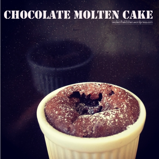 chocolate molten lava cake gateau fondant au chocolat